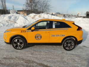 Grande Prairie airport taxi service providing hotel transfers by Yellow Cabs GP